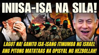 LAGOT NA GANITO ISAISANG ITINUMBA NG ISRAEL ANG PITONG MATATAAS NA OPISYAL NG HEZBOLLAH YARI NA [upl. by Gnilrad]