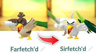 How to evolve Farfetchd  Pokémon GO [upl. by Attenhoj]