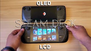 Steam Deck OLED Unboxing and Side by Side Comparison with Steam Deck LCD Launch version [upl. by Ma509]