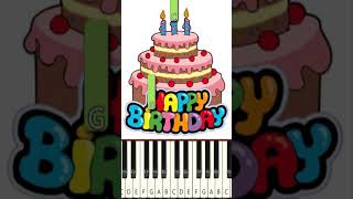 How To Play Piano Happy Birthday EASY Easy Piano Tutorial piano tutorial [upl. by Arch]