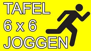 TAFEL VAN 6  REKENEN met meester Richard  tafeljoggen  flitsen  automatiseren  memoriseren [upl. by Skcirdnek]