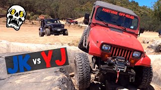 JK vs YJ  Molina Ghost Run 2022  Hollister Hills SVRA [upl. by Tessi606]