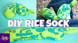 Easy DIY Rice Heating Pad in 3 Minutes  No Sew  ★ amp Announcement ★  Fun Sock Creations [upl. by Mukund]