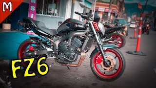 YAMAHA FZ6N A DARLE DURO  ¿QUE TAL [upl. by Odracir259]