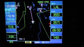 Garmin 530 Inflight Demo [upl. by Naaman]