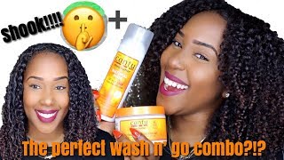 CANTU HAS ME SHOOK  THE PERFECT WASH N GO COMBO [upl. by Atrebor465]