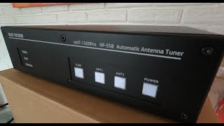 Mat pro 1500 automatic antenna tuner 1500 watts ssb with ptt bypass helpful for tube amplifiers [upl. by Akel]