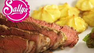 Weihnachtsmenü Rib Eye Steak amp Humus amp Herzoginkartoffeln  Adventskalender  Video auf BUNTEde [upl. by Karoline]