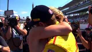 Ryan HunterReay Wins 2014 INDY 500 in Dramatic Fashion [upl. by Nims21]