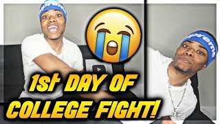 1st COLLEGE FIGHT KO FOOTBALL CAMP STORY TIME  JMELLFLO [upl. by Reyna153]