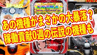 シンエヴァレイが稼働貢献終了 パチンコで好調でもスロットではクソな京楽 中古相場や最近の稼働ランキングまとめ [upl. by Aneladgam450]