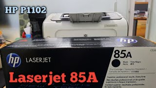 Unboxing toner hp laserjet 85A for P1102  取消裝箱用的HP LaserJet 85A的碳粉 [upl. by Elinad]