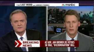 MSNBC The Last Word with Lawrence ODonnell  SB 1062 Veto discussion  Feb 26 2014 [upl. by Jez]