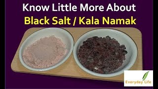 Black Salt  Kala Namak  काला नमक  Healthy Salt  Everyday Life  57 [upl. by Kcirdec]