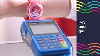 SWATCH INNOVATION SWATCH PAY  THE COOLEST WAY TO PAY [upl. by Navarro]