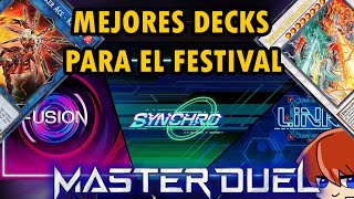 Master Duel Mejores Top Decks Para el Evento Duel Triangle FusionSynchroLink YuGiOh TeamSetoX [upl. by Ocsecnarf775]