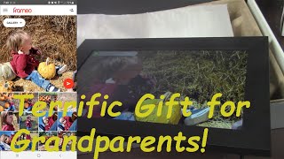 Jeemak F20 Frameo Wireless Digital Frame Install amp First Impressions Christmas Gift for Grandparents [upl. by Leagiba]