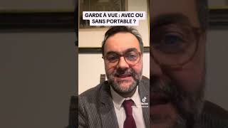 GARDE À VUE  AVEC OU SANS PORTABLE  AVOCAT [upl. by Esened]