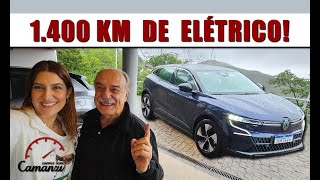 Viajando de carro elétrico 1400 km com o Megane Elétrico [upl. by Eihtak]