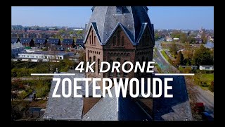 RIJNDIJK ZOETERWOUDE by Drone 4K  Netherlands Nederland [upl. by Holsworth]