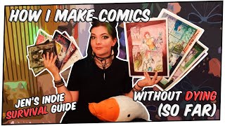 Jens Indie Comics Survival Guide  How I make comics fulltime without dying so far [upl. by Pish846]