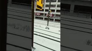 Oerlikon  Opfikon  Snowfall Train Travel  Switzerland [upl. by Cinimmod759]