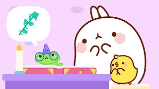 Molang and Piu Piu The Sorcerers Apprentices 🧙  Funny Compilation for Kids [upl. by Ossy270]