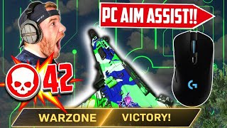 How to get Aim Assist on mouse amp keyboard in WarzoneApexfornite rewasd warzonegaming aimassist [upl. by Auric352]