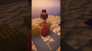 Fancy beach lounger minecraft minecraftbuilding [upl. by Jankell]