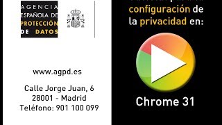 Configuración de Privacidad en CHROME [upl. by Alleunamme]