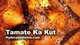 Tamate Ka Kut Recipe Video – How to Make Hyderabadi Tomato Egg Curry – Easy Quick amp Simple [upl. by Ailehc]