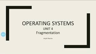 Part 6  Fragmentation  Compaction  Memory Management  OS  Operating Systems tutorials [upl. by Akina]