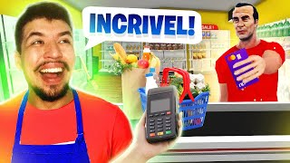 A PIOR GESTÃO NO SIMULADOR DE MERCADO Pt 1  Supermarket Simulator [upl. by Caitrin]