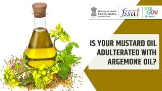 Is your mustard oil adulterated with argemone oil [upl. by Sieracki]