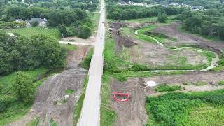 Mills Civic Parkway Sugar Creek amp Fox Creek Crossings [upl. by Calvo]