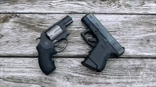 J Frame Concealability SampW 360 pd vs Glock Subcompact [upl. by Dlareme]