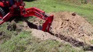 BXpanded Narrow Trencher Bucket in Action [upl. by Gnolb]