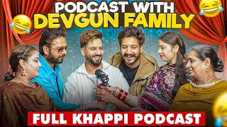 ਵਿਆਹ ਤੋ ਬਾਅਦ DEVGAN FAMILY ਨਾਲ First PODCAST  Full Entertainment  Aman Aujla [upl. by Vizza]