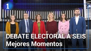 Debate electoral a seis  Mejores momentos  Elecciones generales 2019 [upl. by Nade]