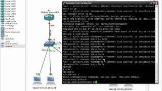 InterVLAN Routing in GNS3 [upl. by Nnarefinnej]