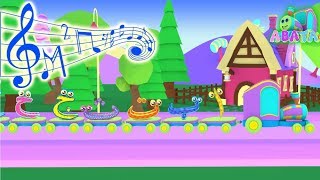 Around Playground With Song Arabic Alphabet Learn For Children and Kids  Abata [upl. by Anawk]