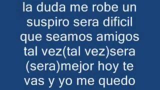 Diego Torres mi corazon se fue letra [upl. by Eruot]