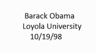 Obama In 1998 quotI Actually Believe In Redistributionquot [upl. by Nobell]