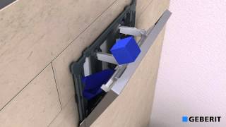 Geberit Actuator Plate Sigma50 with BlueCube  Functionality [upl. by Elnar]