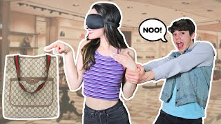 Buying EVERYTHING My SISTER TOUCHES Blindfolded FUNNY 24 Hour Challenge  Jentzen Ramirez [upl. by Nies]