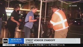 Fullerton cracks down on street vendors [upl. by Suilenrac]