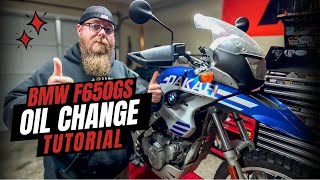 How to Change Oil on a BMW F650GS Dakar  StepbyStep Guide 2024 [upl. by Mccullough]