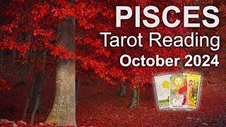 PISCES TAROT READING quotHAPPINESS ON A NEW PATH CHANGE COMES IN QUICKLYquot October 2024 tarotreading [upl. by Fonzie809]