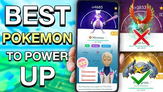 The BEST Pokémon to Power Up in Pokémon GO 2023 Guide [upl. by Slinkman666]