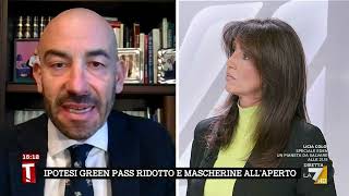 Bassetti quotRidurre la validità del Green Pass può servire ma andranno gestiti i flussi di [upl. by Airuam]